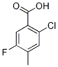2-Chloro-5-fluoro-4-methyl-benzoic acid CAS#: 103877-61-8
