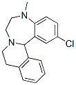 2-Chloro-5,6,7,9,10,14b-hexahydro-5-methylisoquino[2,1-d][1,4]benzodiazepine CAS#: 17617-11-7