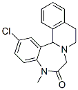 (+)-2-Chloro-5,9,10,14b-tetrahydro-5-methylisoquino[2,1-d][1,4]benzodiazepin-6(7H)-one CAS#: 10171-69-4