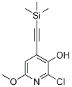 2-Chloro-6-methoxy-4-[2-(trimethylsilyl)ethynyl]-3-pyridinol CAS#: 208519-38-4