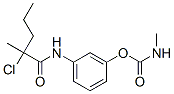 2-Chloro-N-[3-(N-methylcarbamoyloxy)phenyl]-2-methylvaleramide CAS#: 17798-19-5