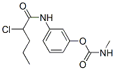 2-Chloro-N-[3-(N-methylcarbamoyloxy)phenyl]valeramide CAS#: 17795-78-7