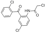 2-Chloro-N-[4-chloro-2-(2-chlorobenzoyl)phenyl]acetamide CAS#: 14405-03-9