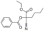 2-Cyano-2-(benzoyloxy)hexanoic acid ethyl ester CAS#: 19788-60-4