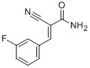 2-Cyano-3-(m-fluorophenyl)acrylamide CAS#: 100908-62-1