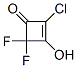 2-Cyclobuten-1-one,  2-chloro-4,4-difluoro-3-hydroxy- CAS#: 2927-62-0