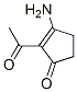 2-Cyclopenten-1-one, 2-acetyl-3-amino- (8CI,9CI) CAS#: 24417-28-5