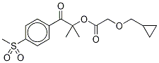 2-(CyclopropylMethoxy)-acetic Acid 1,1-DiMethyl-2-[4-(Methylsulfonyl)phenyl]-2-oxoethyl Ester CAS#: 246869-15-8
