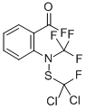 2-((DICHLOROFLUOROMETHYLSULFANYL)-(TRIFLUOROMETHYL)AMINO)-BENZOYLFLUORIDE CAS#: 24833-13-4
