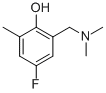 2-DIMETHYLAMINOMETHYL-4-FLUORO-6-METHYL-PHENOL CAS#: 2062-47-7