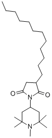 2-DODECYL-N-(1,2,2,6,6-PENTAMETHYL-4-PIPERIDINYL)SUCCINIMIDE CAS#: 106917-30-0