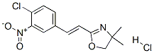 2-[(E)-2-(4-chloro-3-nitro-phenyl)ethenyl]-4,4-dimethyl-5H-1,3-oxazole hydrochloride CAS#: 100098-73-5