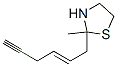 2-[(E)-hex-2-en-5-ynyl]-2-methyl-thiazolidine CAS#: 102612-92-0