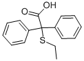 2-ETHYLTHIO-2,2-DIPHENYLACETIC ACID CAS#: 16036-85-4