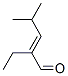 2-Ethyl-4-methyl-2-pentenal CAS#: 28419-86-5