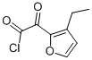 2-Furanacetyl chloride, 3-ethyl-alpha-oxo- (9CI) CAS#: 107747-88-6