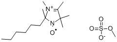 2-HEXYL-2,3,4,5,5-PENTAMETHYL-3-IMIDAZOLINIUM-1-OXYL METHYL SULFATE, FREE RADICAL CAS#: 205526-63-2