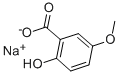 2-HYDROXY-5-METHOXYBENZOIC ACID SODIUM CAS#: 25832-71-7
