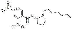 2-Heptylidene-1-cyclopentanone (2,4-dinitrophenyl)hydrazone CAS#: 16424-98-9