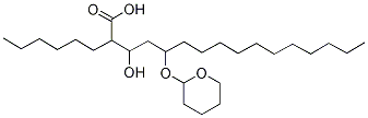 2-Hexyl-3-hydroxy-5-[(tetrahydro-2H-pyran-2-yl)oxy]-hexadecanoic Acid CAS#: 104801-93-6