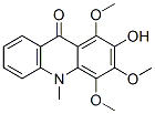 2-Hydroxy-1,3,4-trimethoxy-10-methyl-9(10H)-acridinone CAS#: 17014-62-9