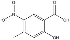 2-Hydroxy-4-Methyl-5-nitro-benzoic acid CAS#: 17276-91-4