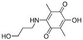 2-Hydroxy-5-[(3-hydroxypropyl)amino]-3,6-dimethyl-1,4-benzoquinone CAS#: 29441-86-9