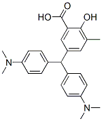 2-Hydroxy-5-[bis[4-(dimethylamino)phenyl]methyl]-3-methylbenzoic acid CAS#: 16510-23-9