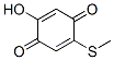 2-Hydroxy-5-methylthio-2,5-cyclohexadiene-1,4-dione CAS#: 19346-89-5