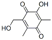 2-Hydroxy-6-hydroxymethyl-3,5-dimethyl-1,4-benzoquinone CAS#: 22631-97-6