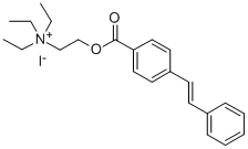 (2-Hydroxyethyl)triethylammonium iodide 4-stilbenecarboxylate CAS#: 101710-52-5