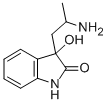 2-INDOLINONE, 3-HYDROXY-3-(2-AMINOPROPYL)- CAS#: 101651-80-3