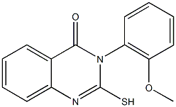 2-MERCAPTO-3-(2-METHOXY-PHENYL)-3H-QUINAZOLIN-4-ONE CAS#: 1031-67-0