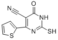 2-MERCAPTO-6-OXO-4-(2-THIENYL)-1,6-DIHYDROPYRIMIDINE-5-CARBONITRILE CAS#: 109532-65-2