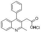 (2-METHYL-4-PHENYLQUINOLIN-3-YL)ACETIC ACID HYDROCHLORIDE CAS#: 17401-15-9