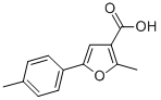 2-METHYL-5-(4-METHYLPHENYL)-3-FUROIC ACID CAS#: 111787-86-1