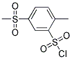 2-METHYL-5-METHYLSULFONYLBENZENESULFONYL CHLORIDE CAS#: 2224-67-1