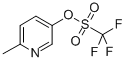 2-METHYL-5-PYRIDINETRIFLUOROMETHANESULF& CAS#: 111770-91-3