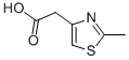 (2-METHYL-THIAZOL-4-YL)-ACETIC ACID CAS#: 13797-62-1