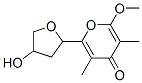 2-Methoxy-3,5-dimethyl-6-(tetrahydro-4-hydroxyfuran-2-yl)-4H-pyran-4-one CAS#: 28796-15-8