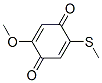 2-Methoxy-5-(methylthio)-2,5-cyclohexadiene-1,4-dione CAS#: 19349-06-5