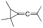 2-Methyl-1-(2,2,3-trimethylcyclopropylidene)-1-propene CAS#: 14803-30-6