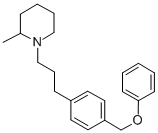 2-Methyl-1-(3-(p-phenoxymethylphenyl)propyl)piperidine CAS#: 19733-81-4