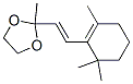 2-Methyl-2-[(E)-2-(2,6,6-trimethyl-1-cyclohexen-1-yl)ethenyl]-1,3-diox olane CAS#: 14398-32-4