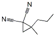 2-Methyl-2-propyl-1,1-cyclopropanedicarbonitrile CAS#: 16738-88-8
