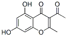 2-Methyl-3-acetyl-5,7-dihydroxy-4H-1-benzopyran-4-one CAS#: 1022-78-2