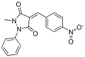 2-Methyl-4-(4-nitrobenzylidene)-1-phenyl-3,5-dioxopyrazolidine CAS#: 106584-29-6