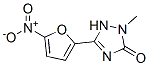 2-Methyl-5-(5-nitro-2-furanyl)-1H-1,2,4-triazol-3(2H)-one CAS#: 1600-61-9