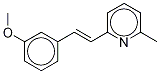 2-Methyl-6-[(3-Methoxyphenyl)ethenyl]pyridine CAS#: 219911-88-3