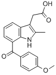 2-Methyl-7-(p-methoxybenzoyl)indol-3-ylacetic acid CAS#: 106287-95-0